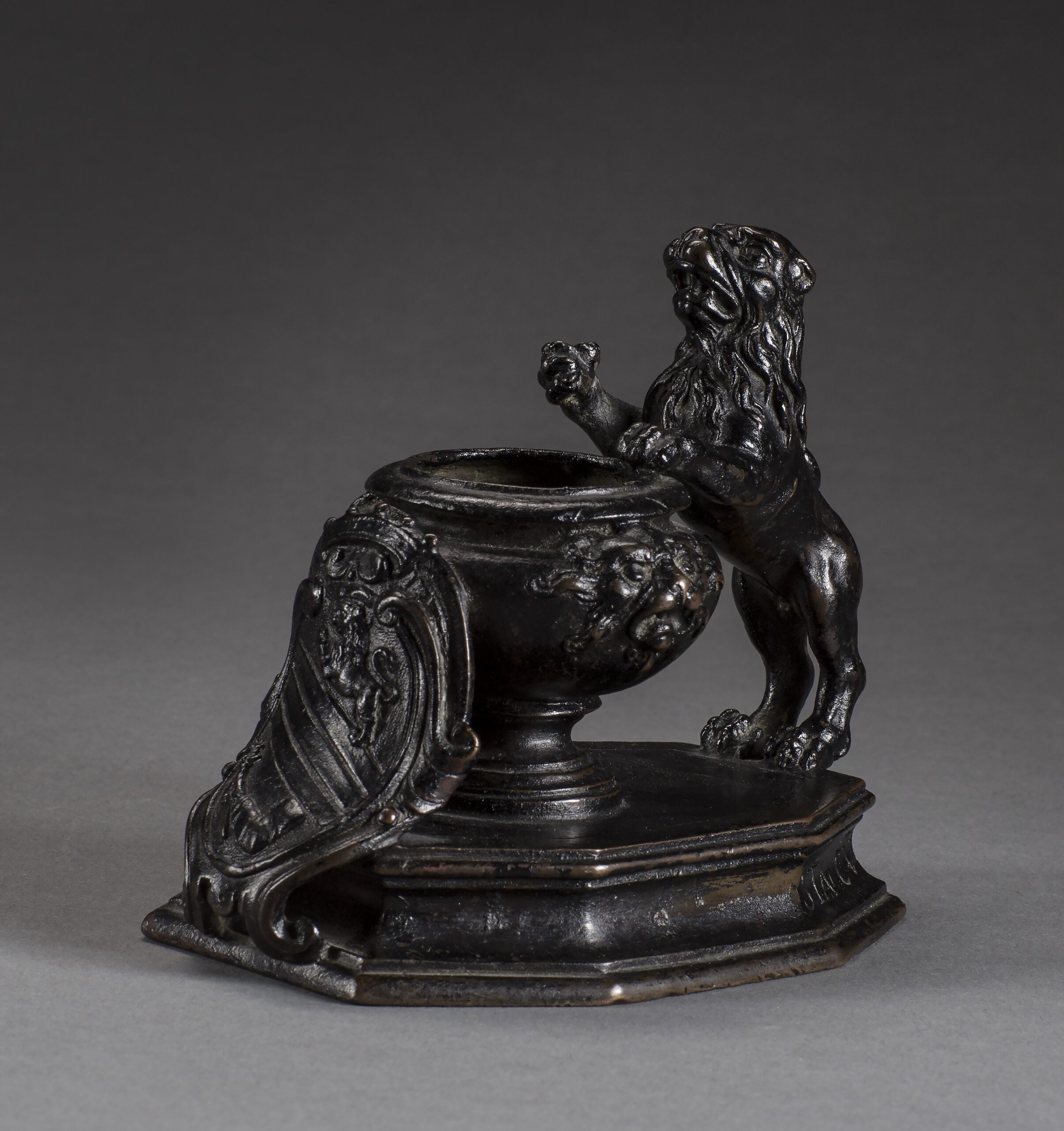 Lion Inkwell